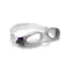 Aqua Sphere Kaiman Swim Goggles Clear Lens - Silver Purple 