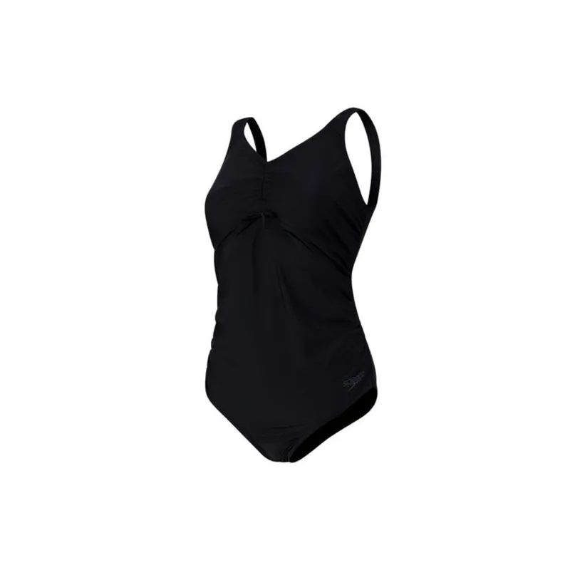 Speedo Essential U-Back Maternity 1 Piece Swimsuit - Black Large