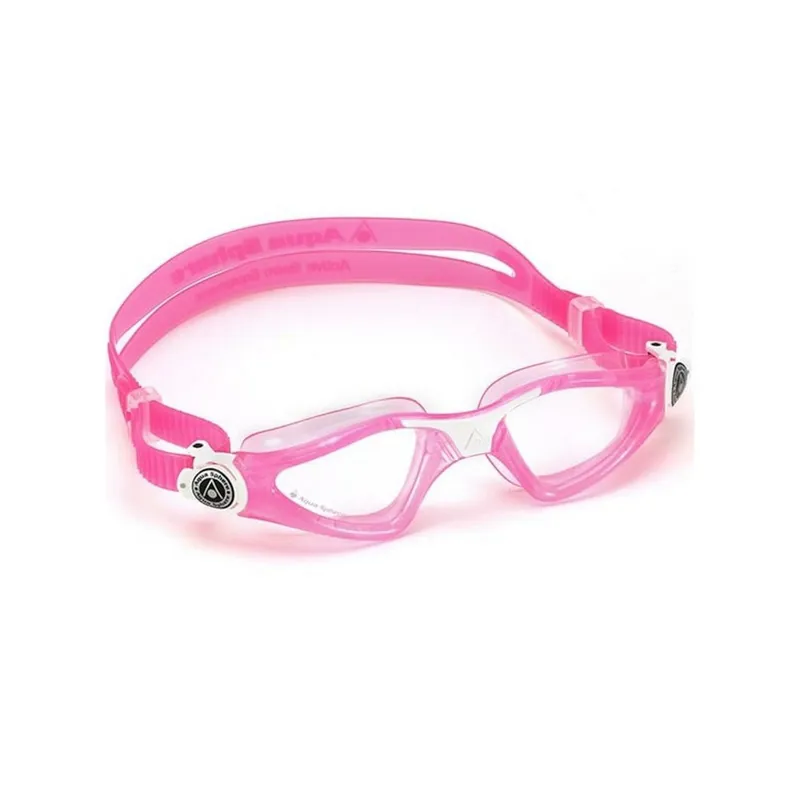 Aqua Sphere Kayenne Junior Swim Goggles Clear Lens - Pink/White