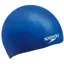 Speedo Plain Moulded Junior Silicone Swimcap Blue