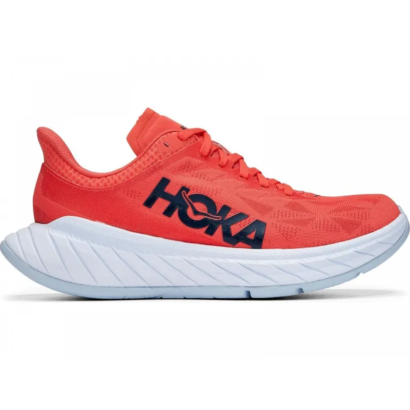 Hoka Women's Carbon X Hot Coral UK