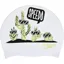 Speedo Junior Slogan Print Swim Cap White/Green