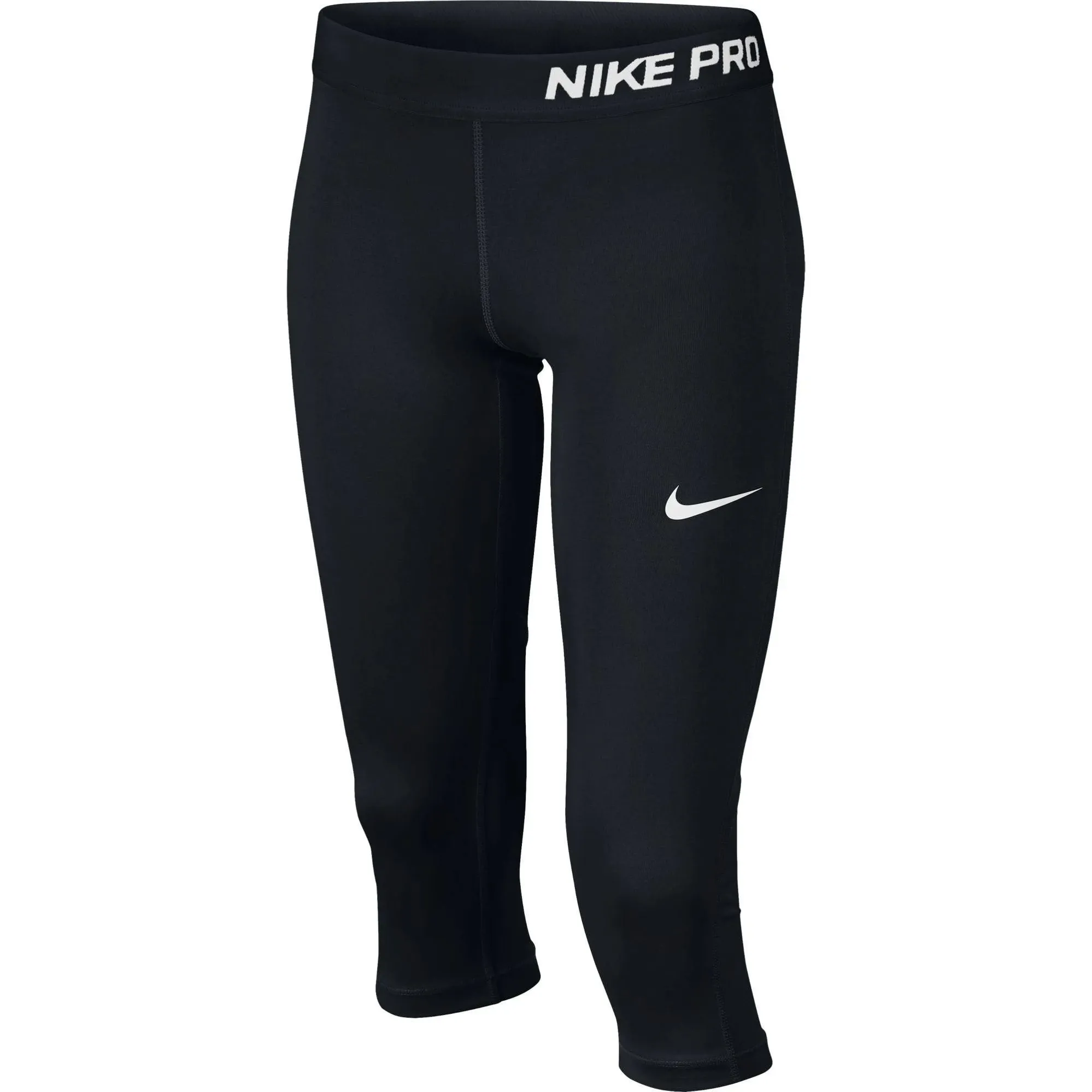 Nike Girls Pro Capri Tights Black XL - Main Image