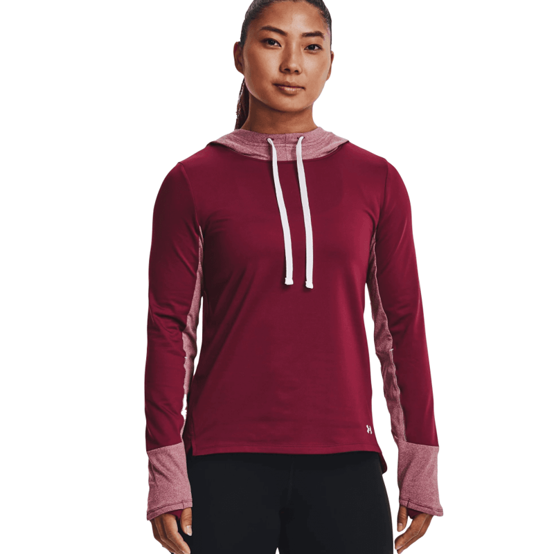 Under Armour Women's UA Cozy Hoodie League Red-2