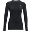 Under Armour Women's ColdGear Authentics Crew Black