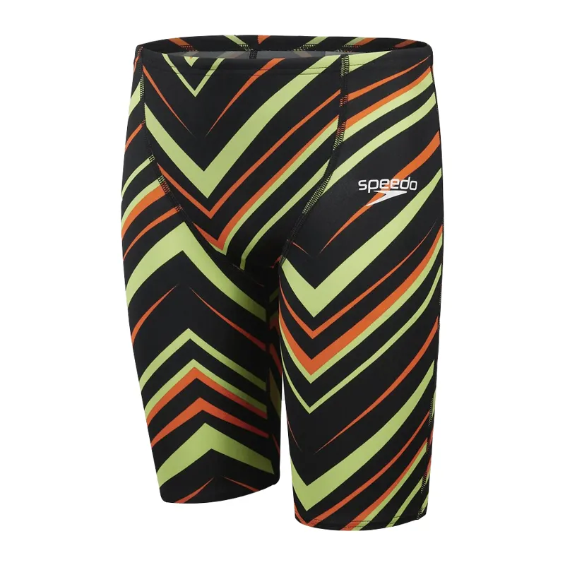 Speedo Junior Boys Fastskin Endurance+ High Waisted Jammer Black/Green