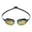 Aqua Sphere Fastlane Gold Mirror Swim Goggles - Navy