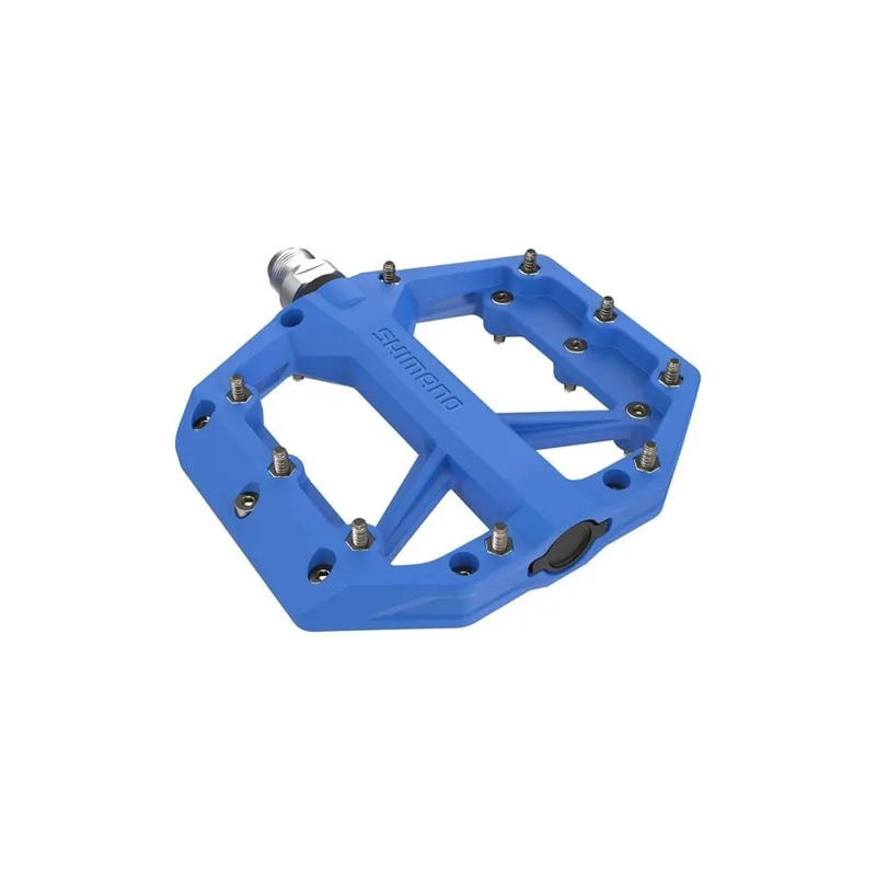 Shimano PD GR400 Flat Pedal Pair Blue