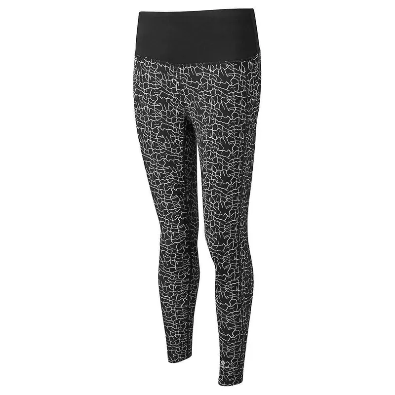 Ronhill Women's Life Crop Tight Black Ripple