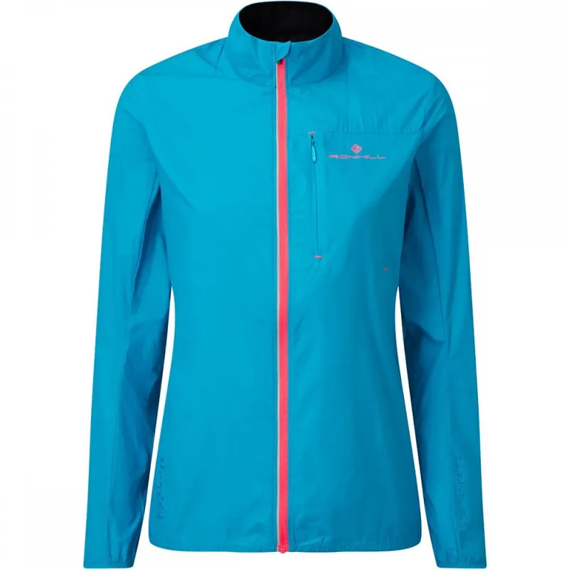 Ronhill Women's Tech LTW Jacket Azure/Hot Pink