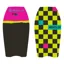 Sola 37inch Revolver Bodyboard Black/Pink/Green