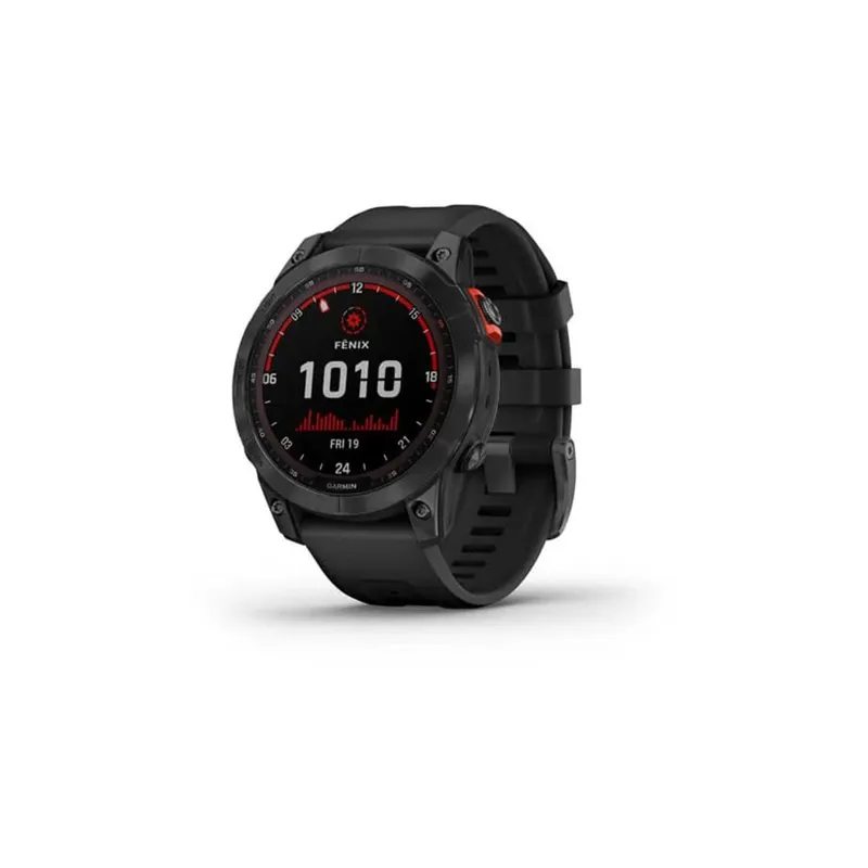 Garmin fenix 7 Solar, Slate Gray w/Black Band, GPS Watch,SEA : :  Electronics