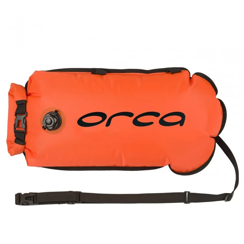 Orca Safety Buoy with Pocket Orange