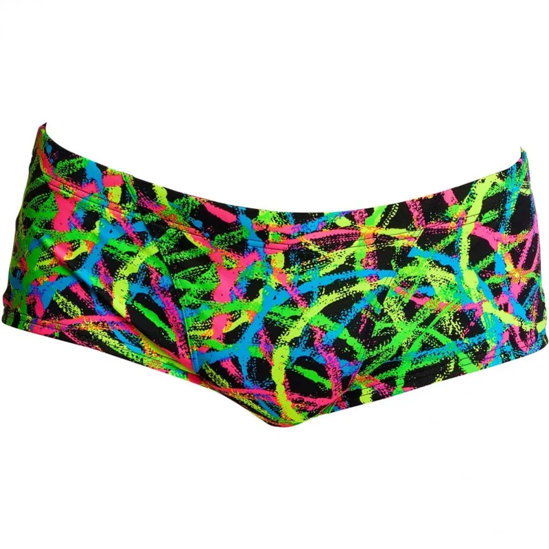 Funky Trunks: Men's Classic Swim Trunks - Burnouts-4