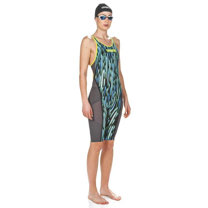 Arena Women's Racesuit Carbon Ultra Limited Edition - Blue Drops-4
