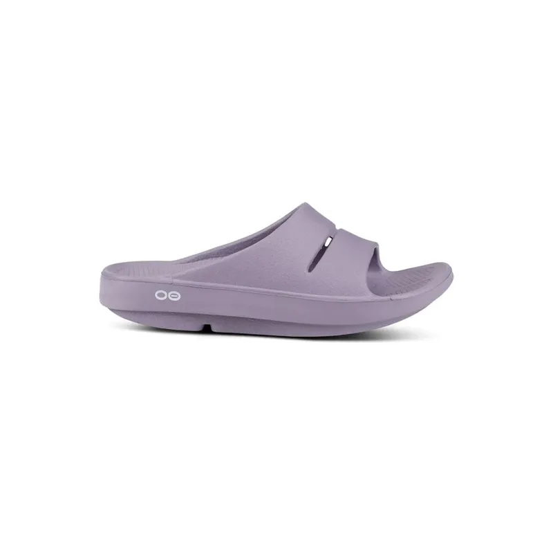 OOFOS Ooahh Luxe Slide  Sandal in Size 37- Mauve