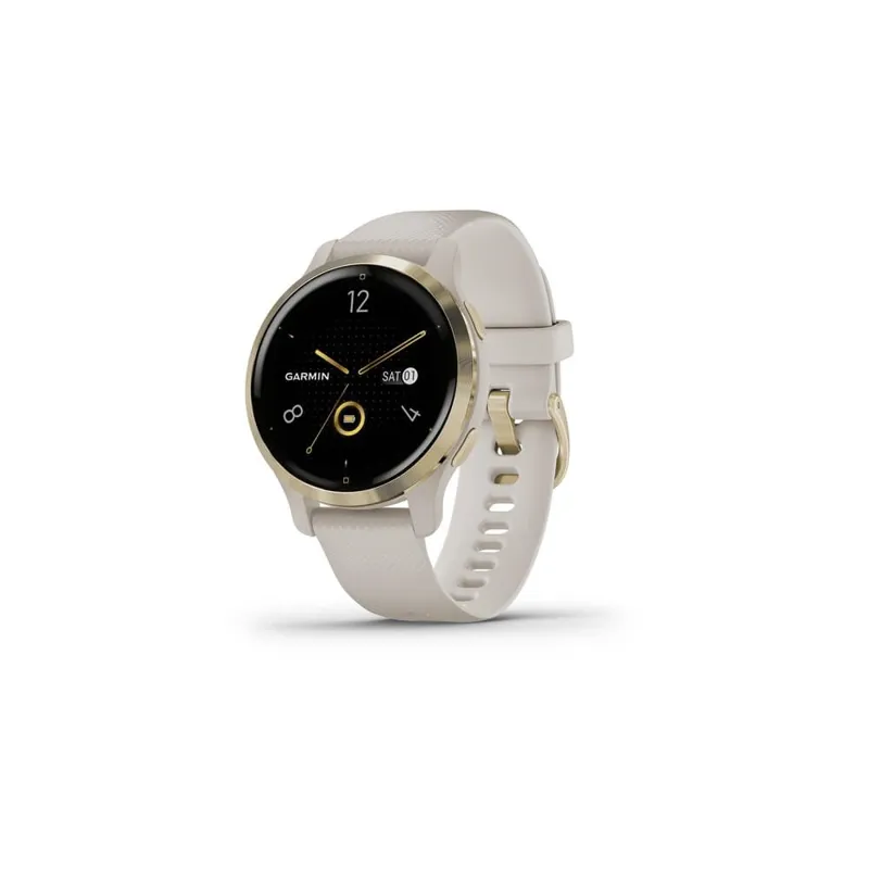 Garmin Venu 2S GPS Smartwatch - Tundra/Champagne