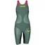 Arena Women's Powerskin Carbon Air Short Open Back Green