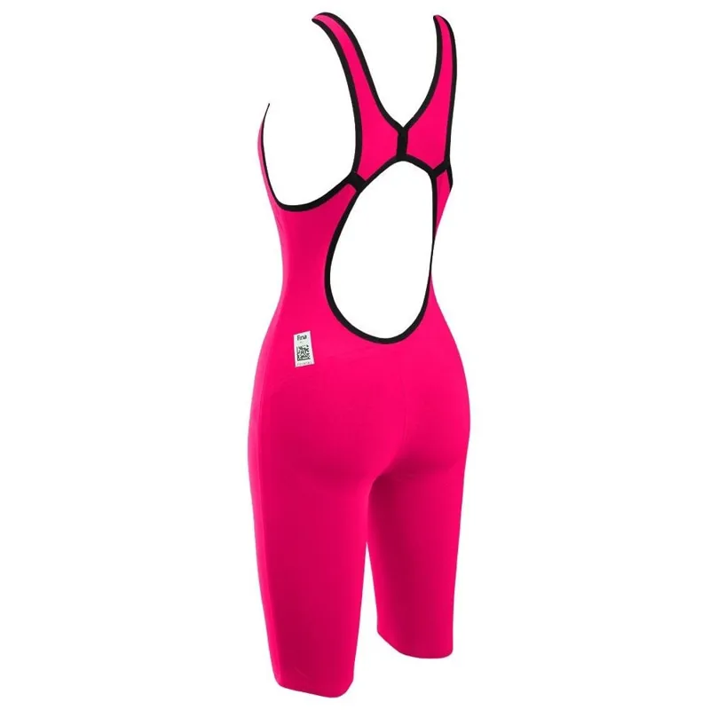 Finis Women's Fuse Open Back Kneeskin Pink-1