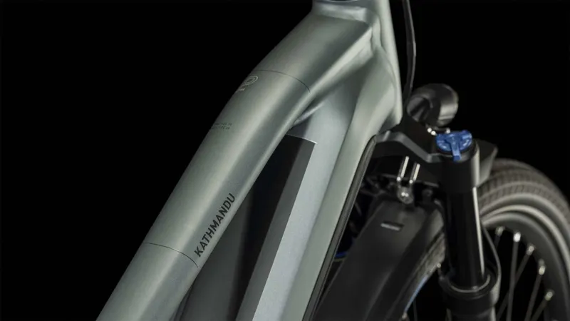 Cube: 2023 Kathmandu Hybrid Pro 750 E Bike - Flash Grey -1