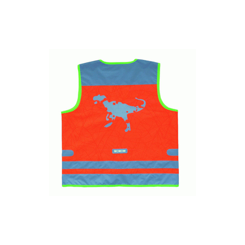 Wowow Nutty Kids Reflective Jacket - Orange-1