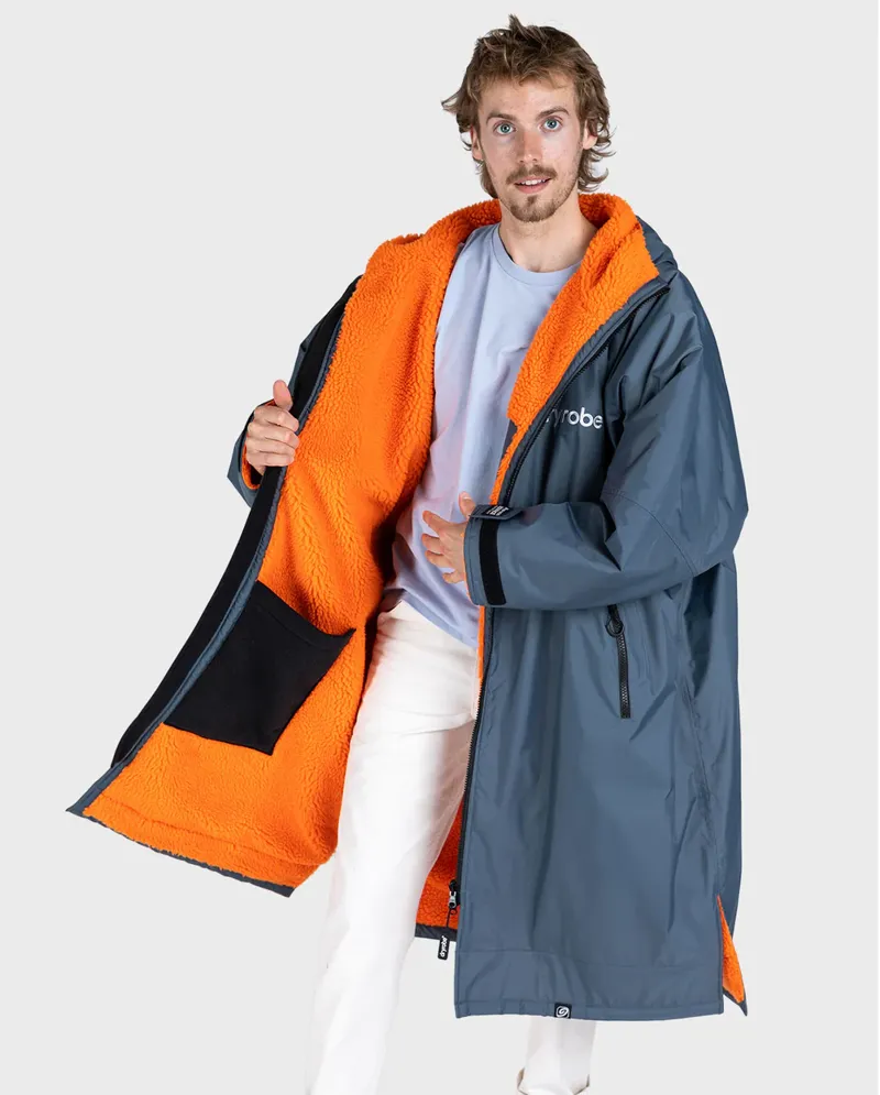 V3 Medium L/S Dryrobe Dark Grey/Orange
