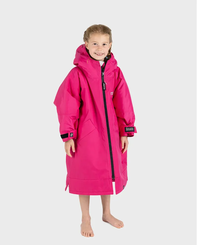 V3 Dryrobe Kids L/S 10-13 Pink/Light Grey