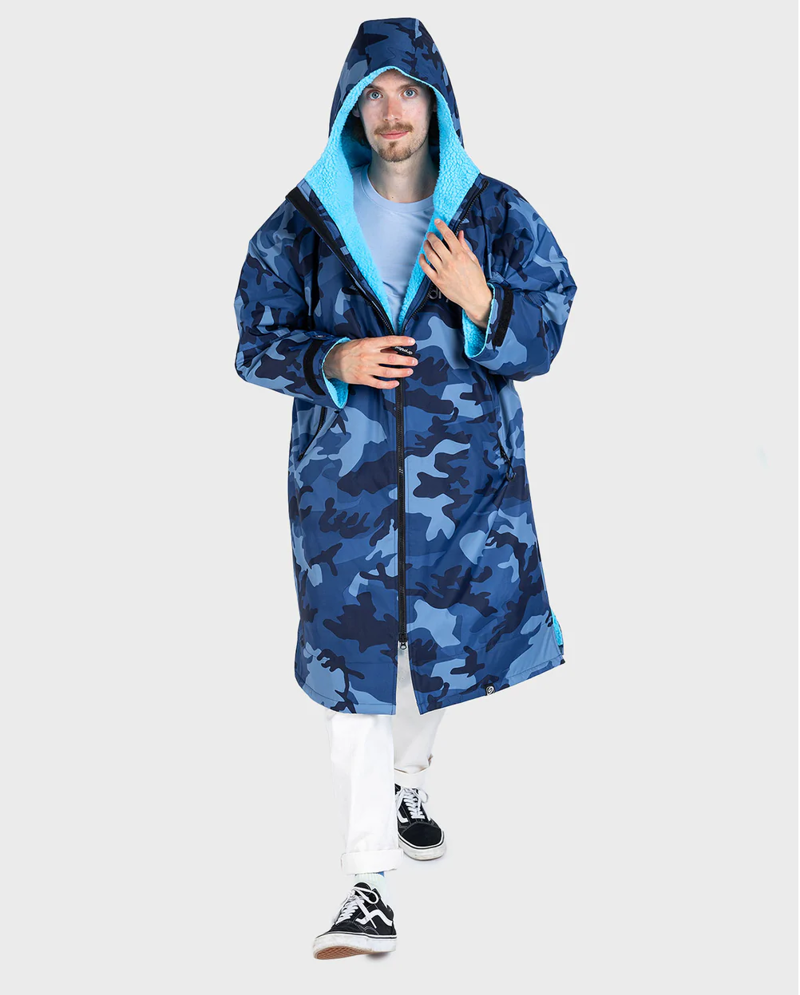 Dryrobe V3 Small L/S Dryrobe Blue Camo/Blue-12