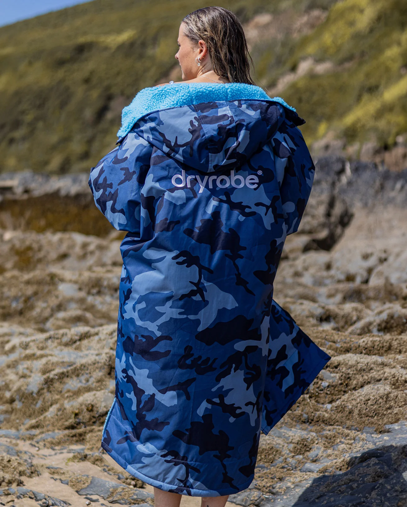 Dryrobe V3 Medium L/S Dryrobe Blue Camo Blue-5