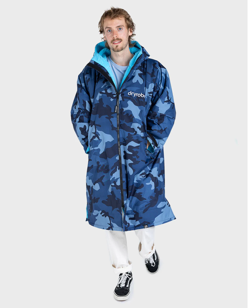 Dryrobe V3 XL L/S Dryrobe Blue Camo/Blue-1