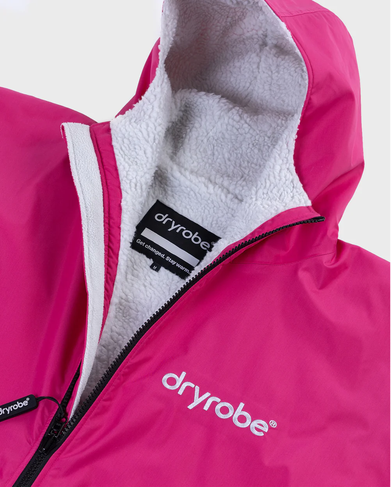 Dryrobe V3 Medium L/S Dryrobe Pink/Light Grey-7