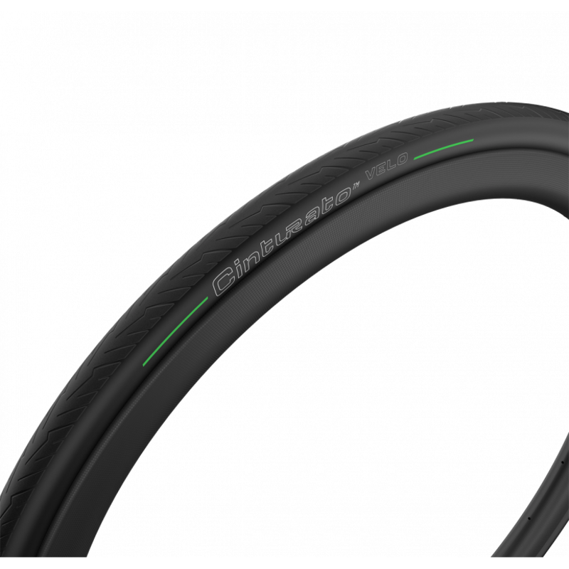 Pirelli: Cinturato Velo Tubeless-Ready Clincher Tyre - Black/ 700x-1