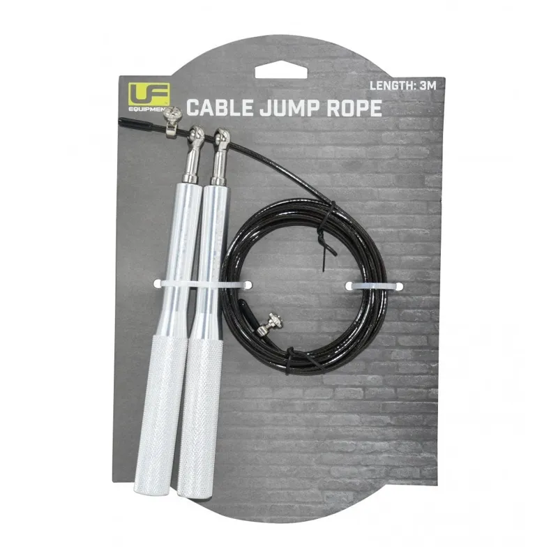 UFE Cable Jump Rope in Size 3m - Silver-3