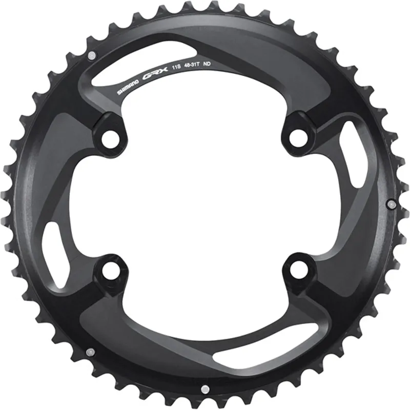 Shimano GRX FC - RX810 Chainring 48T-ND For 48-31T - Black 