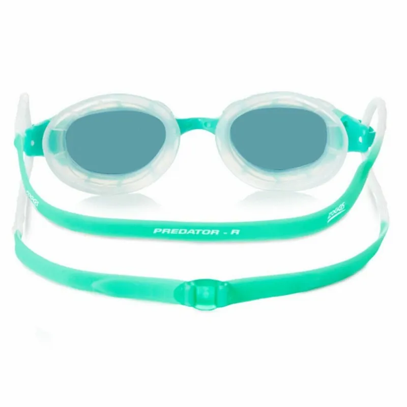 Zoggs Predator Swim Goggles Small Fit Smoke/Aqua-1