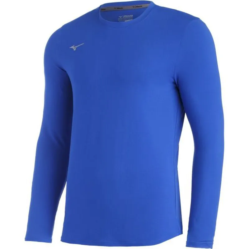 Mizuno Long Sleeve Crew Neck Shirt Yellow/Green/Blue XL