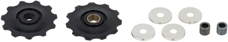 Shimano Spares RD - M370 Tension and Guide Pulley Set - Black/ Silver-1
