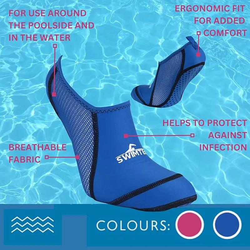 SwimTech: Swimming Pool Sock - Blue-3