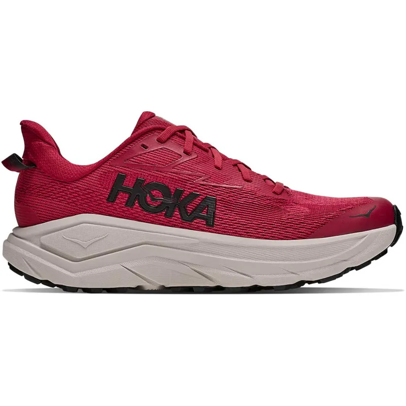 Hoka One One Men's CHALLENGER 8 RED AGATE / RIVER ROCK GREY