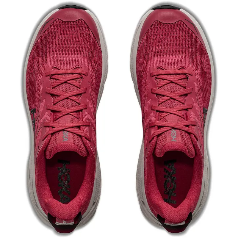 Hoka One One Men's CHALLENGER 8 RED AGATE / RIVER ROCK GREY-1
