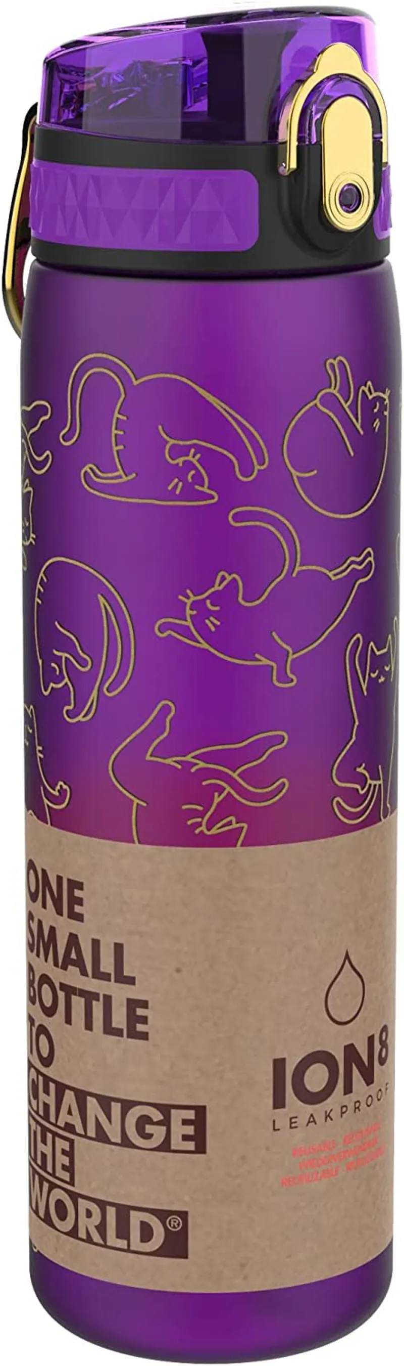 Ion8 Slim Graphic Yoga Cats