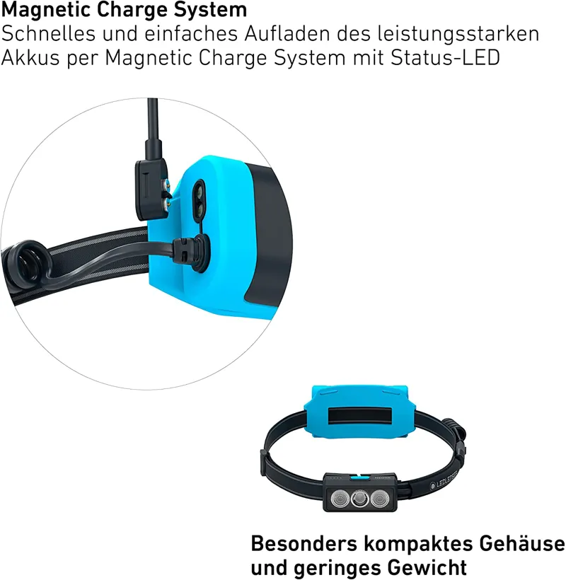 Led Lenser NEO9R Headlamp Blue/Black-2