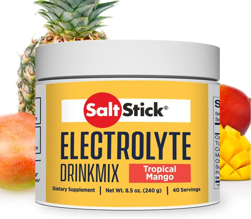SaltStick Drink Mix Tropical Mango 40 Serving Tub