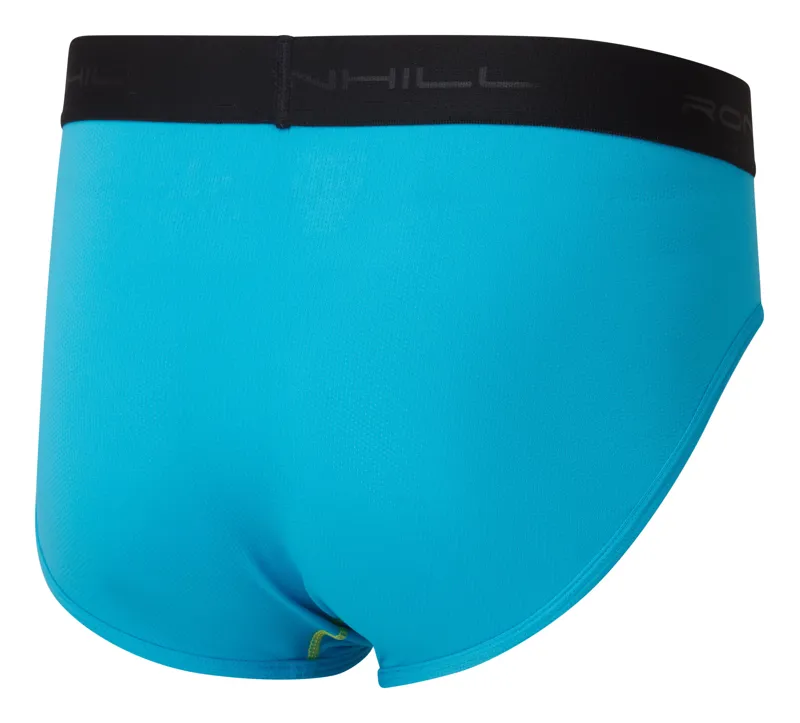 Ronhill Men's Brief Cyan/Acid Lime-1