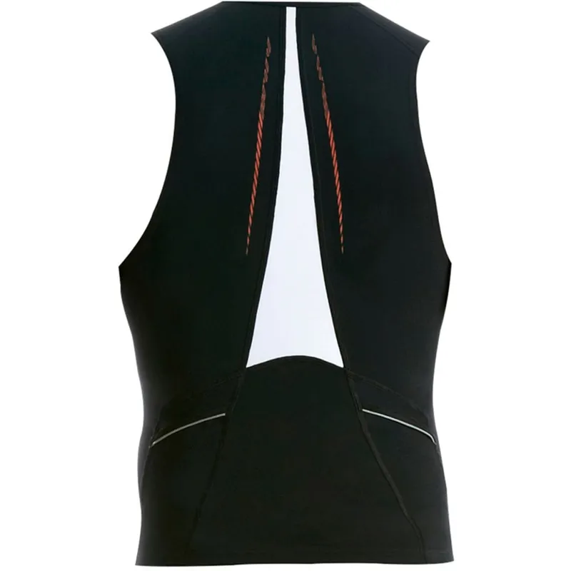 Speedo Men's LZR Racer Tri Pro Singlet Black/Red-1