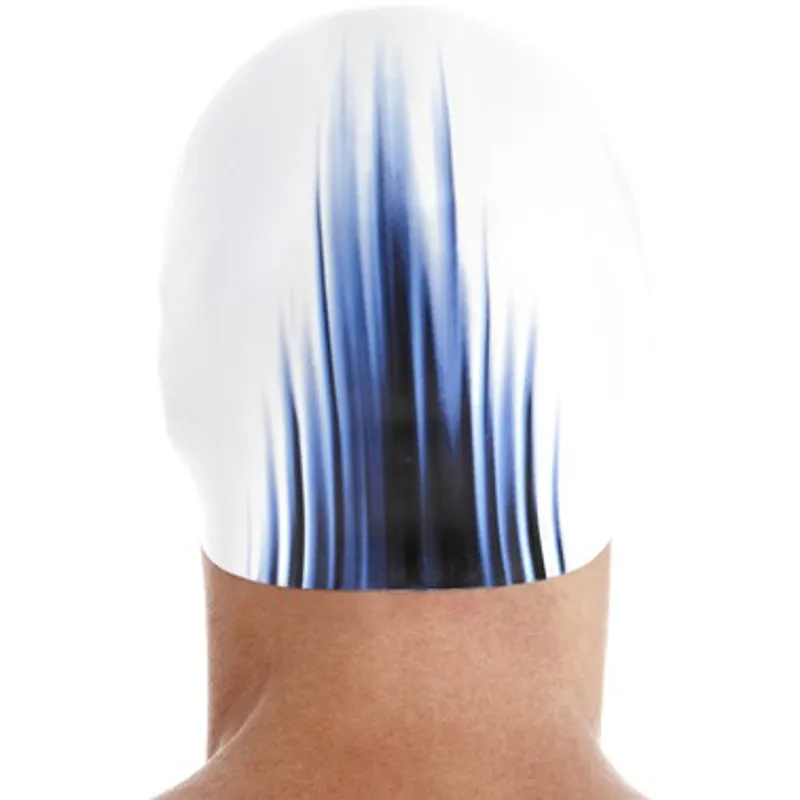 Speedo Fastskin 3 Swim Cap White/Blue M-2