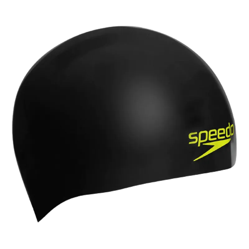 Speedo Fastskin Swimming Cap - Black/Yellow