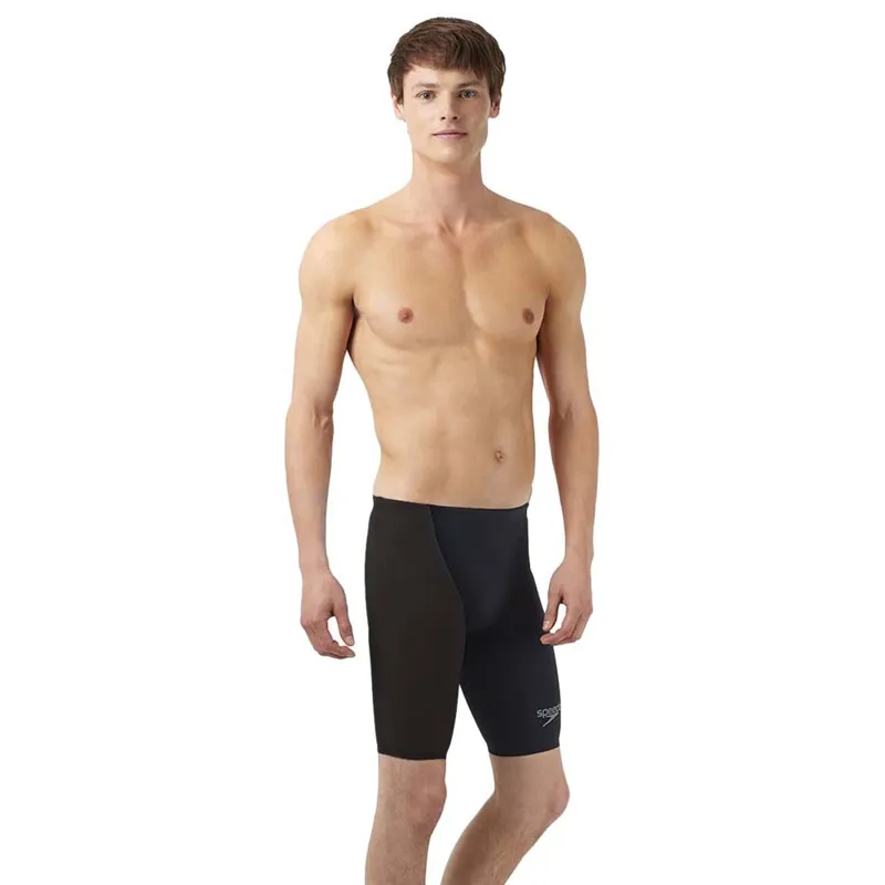 Speedo Men's Fastskin LZR Racer Elite 2 High Waisted Jammer Black-1