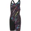 Speedo Girl's Fastskin Endurance+ Openback Kneeskin Black/Red/Green