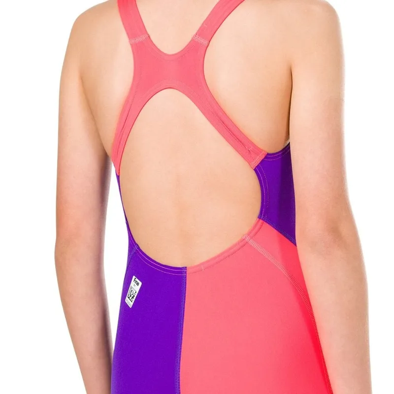 Speedo Fastskin Junior Endurance+ Openback Kneeskin Purple/Red-4